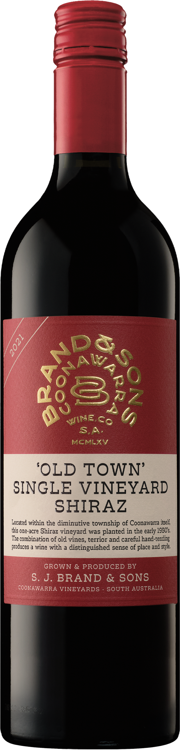 Brand & Sons Old Town Single Vineyard Shiraz 2021 Coonawarra